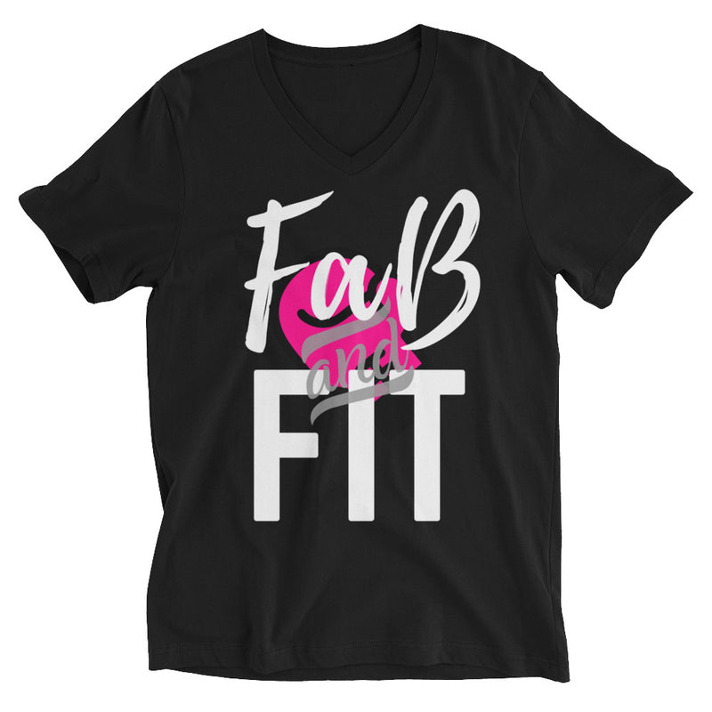 ‘Fab & Fit’ V-Neck T-Shirt