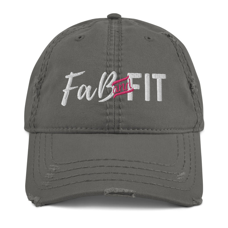 'Fab & Fit' Distressed Hat