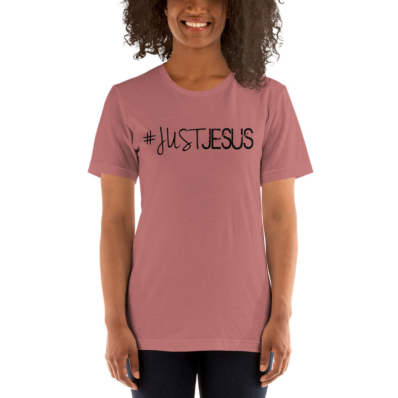 ‘#Just Jesus’ Short-Sleeve Unisex T-Shirt