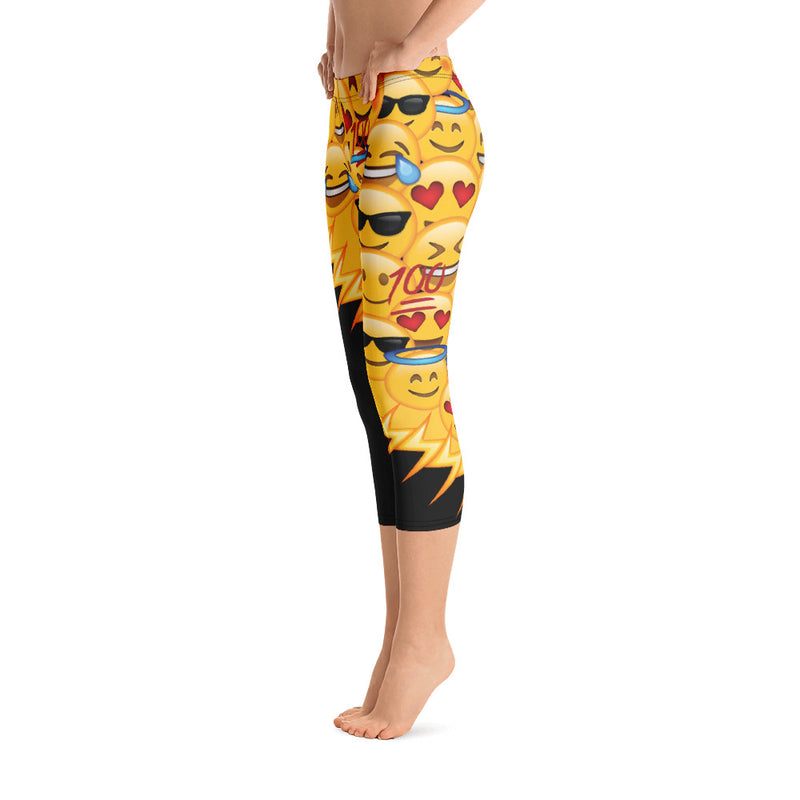 ‘EMOJIED for Christ’ Capri Leggings