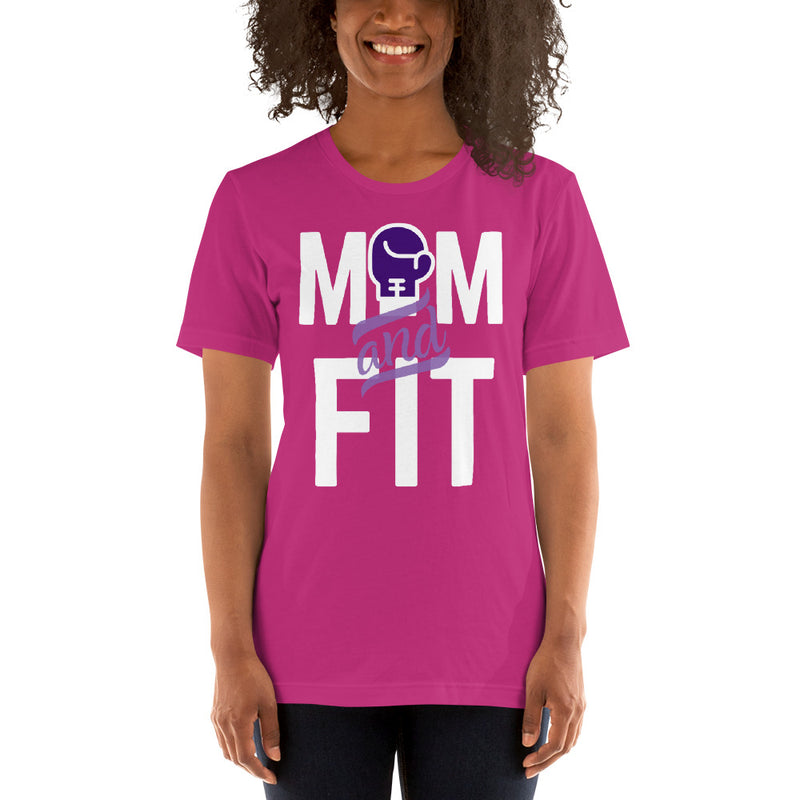 ‘Mom & Fit’ Short-Sleeve Unisex T-Shirt