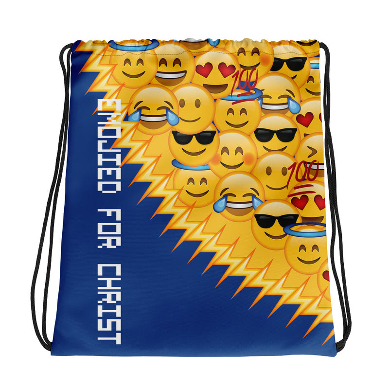 ‘EMOJIED for Christ’ Drawstring Bag