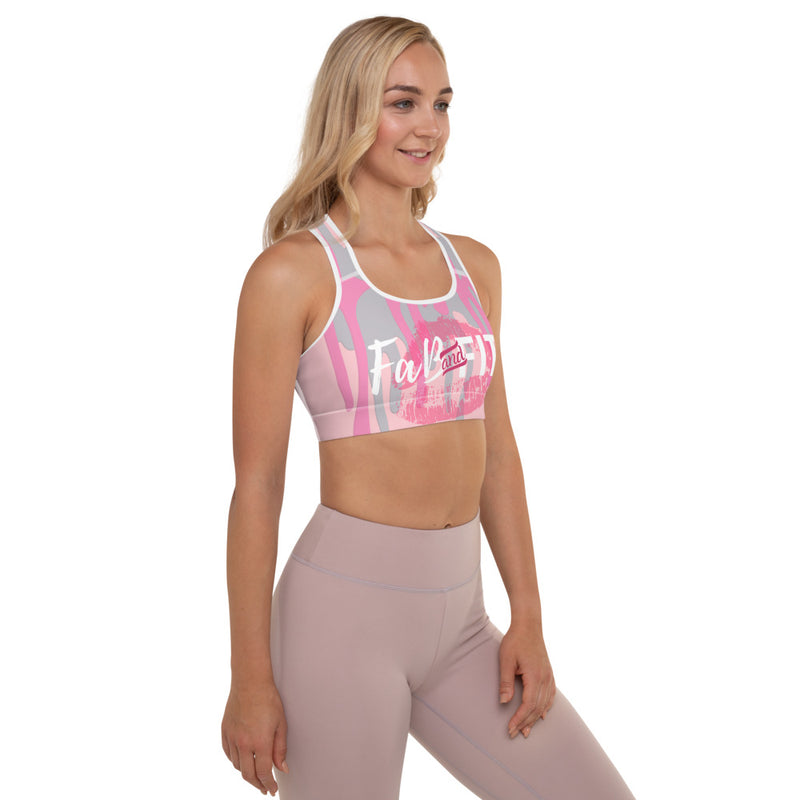 'Fab & Fit' Padded Sports Bra