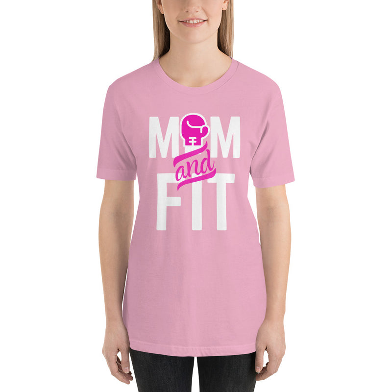 ‘Mom & Fit’ Short-Sleeve Unisex T-Shirt