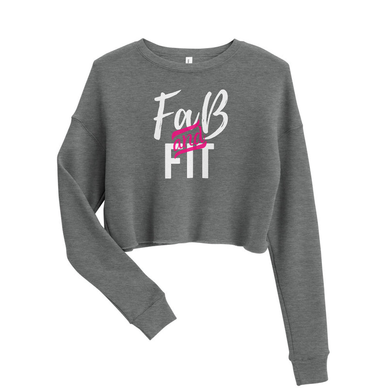 'Fab & Fit' Crop Sweatshirt