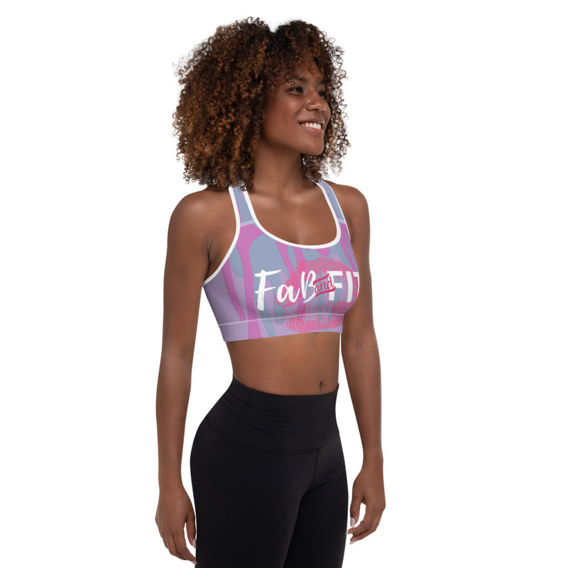 'Fab & Fit' Padded Sports Bra