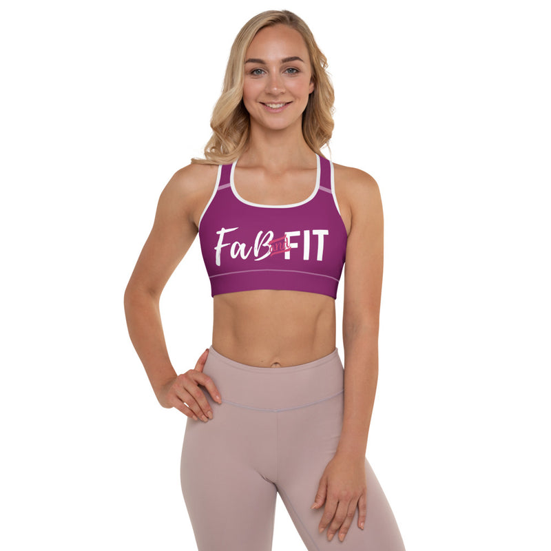 'Fab & Fit' Padded Sports Bra