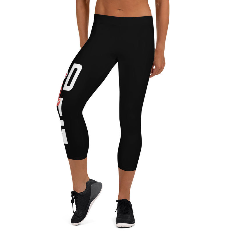 ‘God & Fit’ Capri Leggings