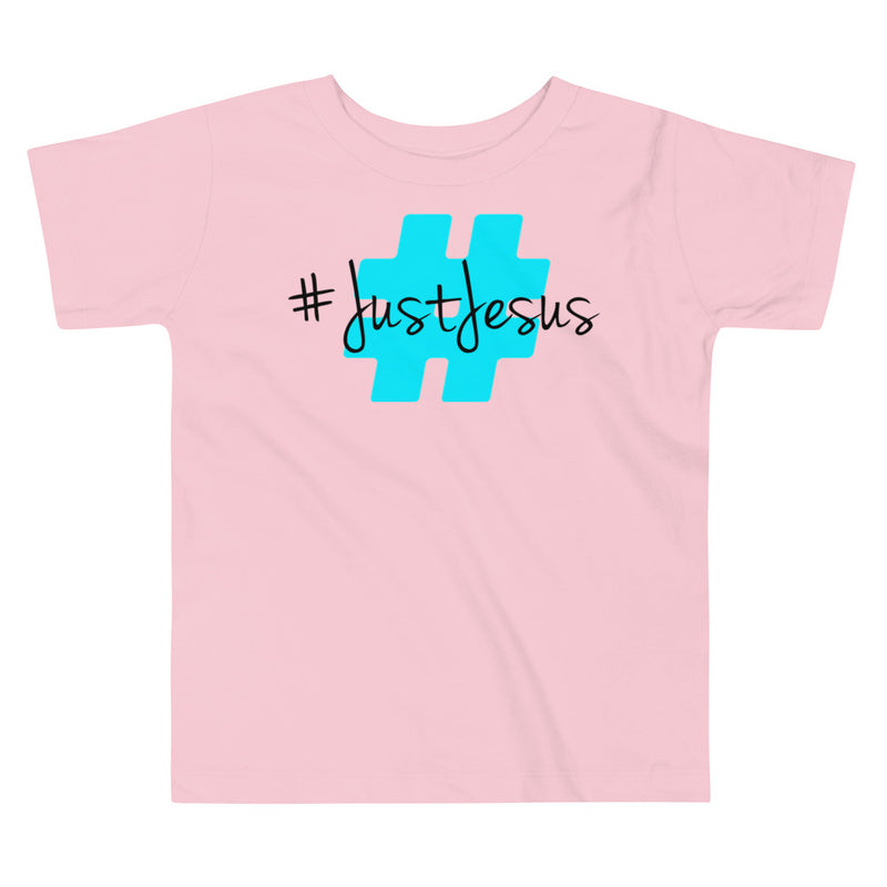 ‘#Just Jesus’ Kids’ Short Sleeve Tee 2T-5T