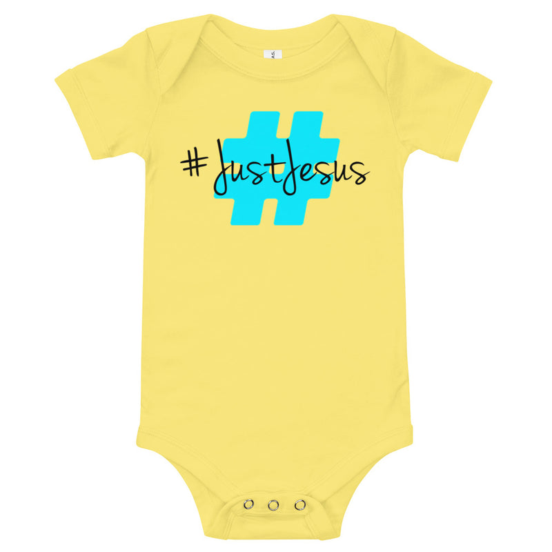 ‘#Just Jesus’ Kids’ Onesie 3m-24m