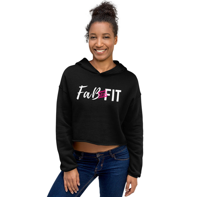 'Fab & Fit' Crop Hoodie