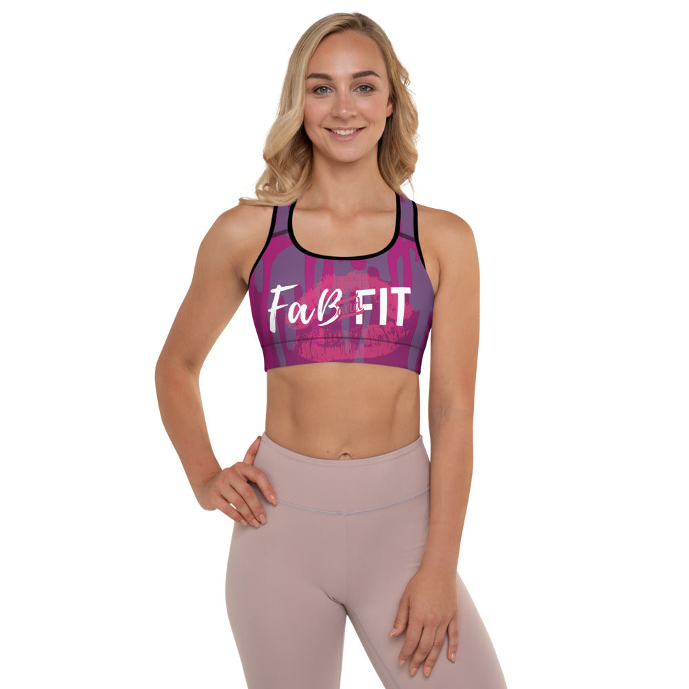 'Fit & Fab' Padded Sports Bra