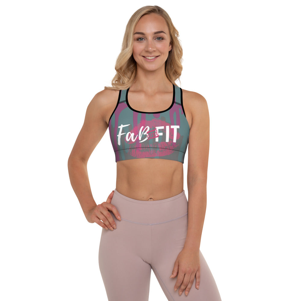 'Fab & Fit' Padded Sports Bra