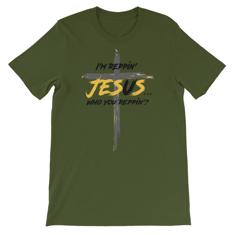 ‘I’m Reppin’ Jesus’ Short-Sleeve Unisex T-Shirt