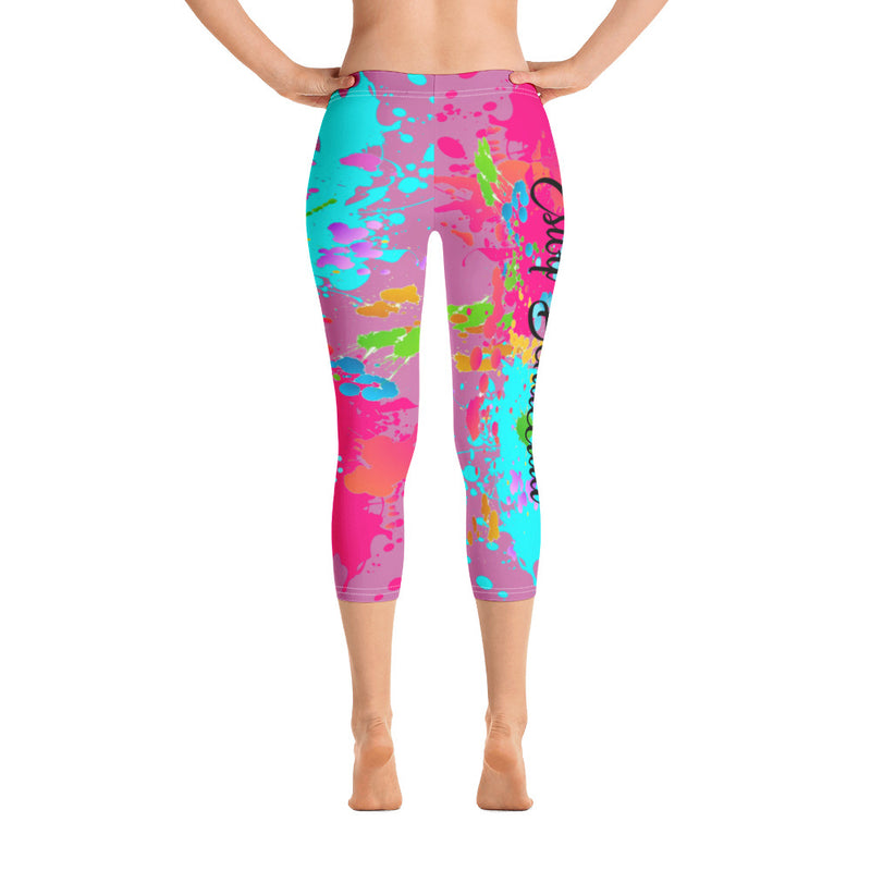 ‘Estoy Bendecida’ Rosado Capri Leggings