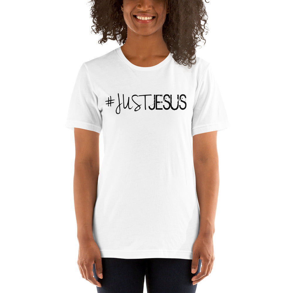 ‘#Just Jesus’ Short-Sleeve Unisex T-Shirt