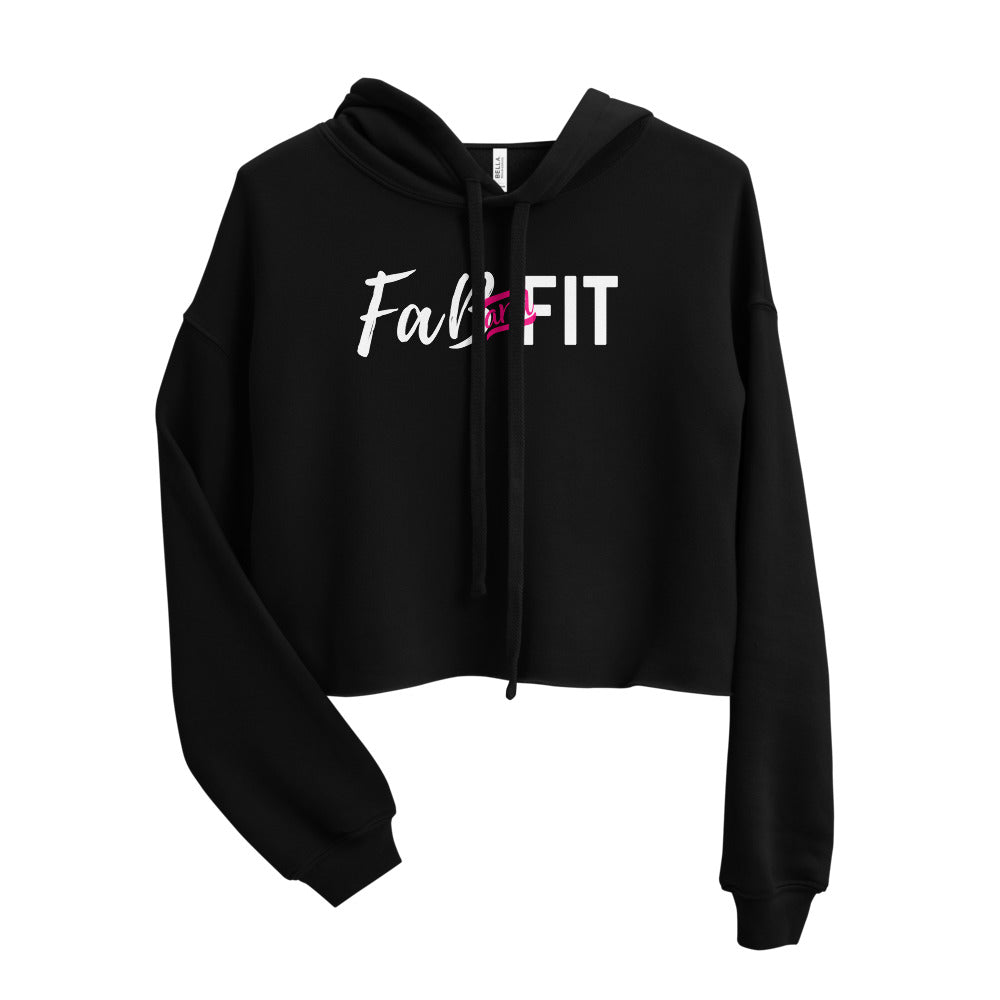 'Fab & Fit' Crop Hoodie