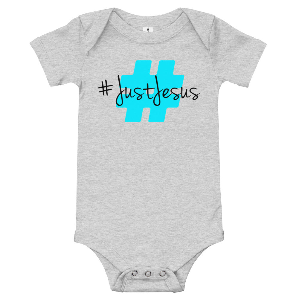 ‘#Just Jesus’ Kids’ Onesie 3m-24m