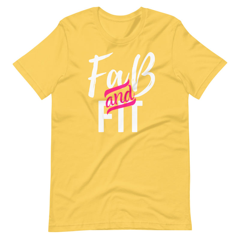 'Fab & Fit' Short-Sleeve Unisex T-Shirt