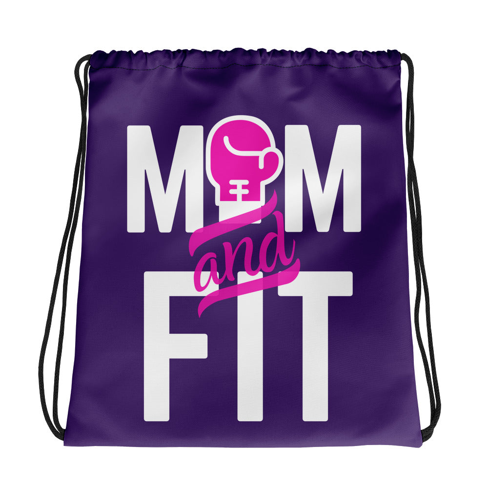 ‘Mom & Fit’ Drawstring Bag