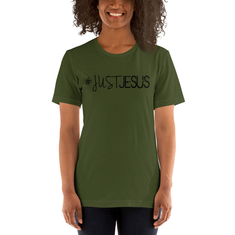 ‘#Just Jesus’ Short-Sleeve Unisex T-Shirt