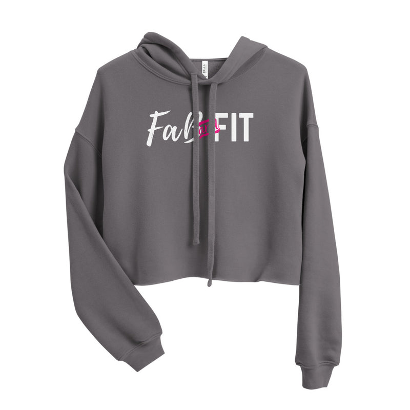 'Fab & Fit' Crop Hoodie