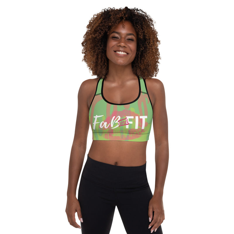 'Fit & Fab' Padded Sports Bra