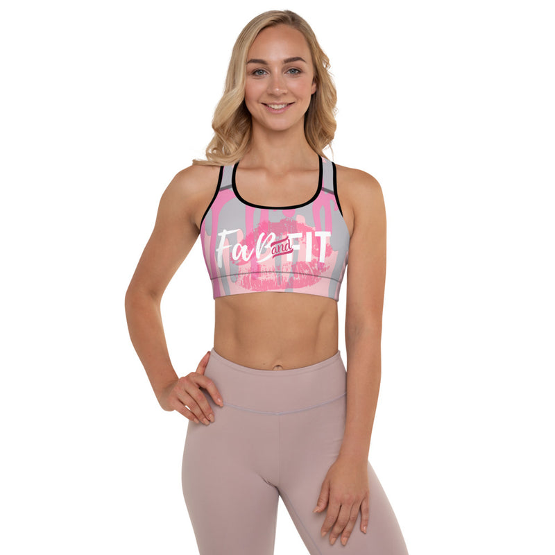 'Fab & Fit' Padded Sports Bra