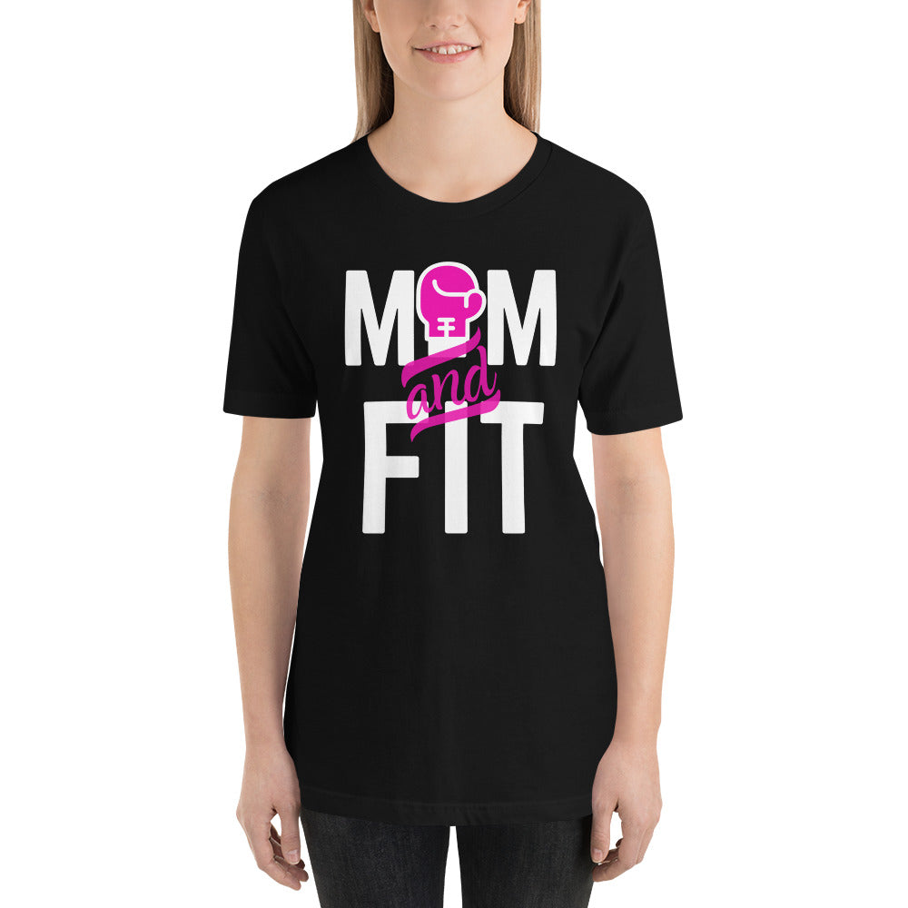 ‘Mom & Fit’ Short-Sleeve Unisex T-Shirt