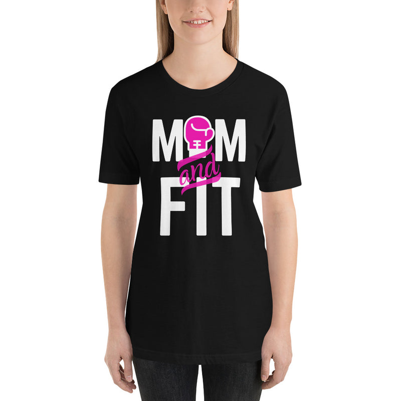 ‘Mom & Fit’ Short-Sleeve Unisex T-Shirt