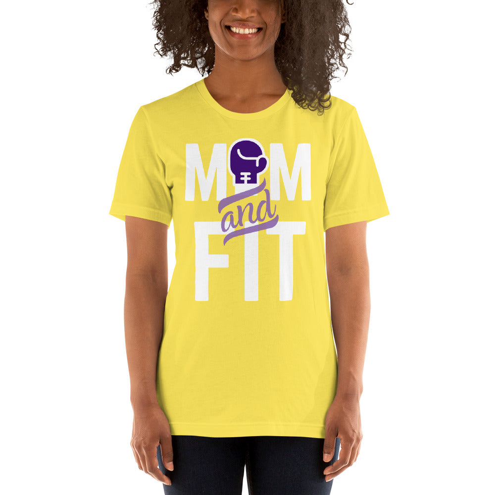 ‘Mom & Fit’ Short-Sleeve Unisex T-Shirt