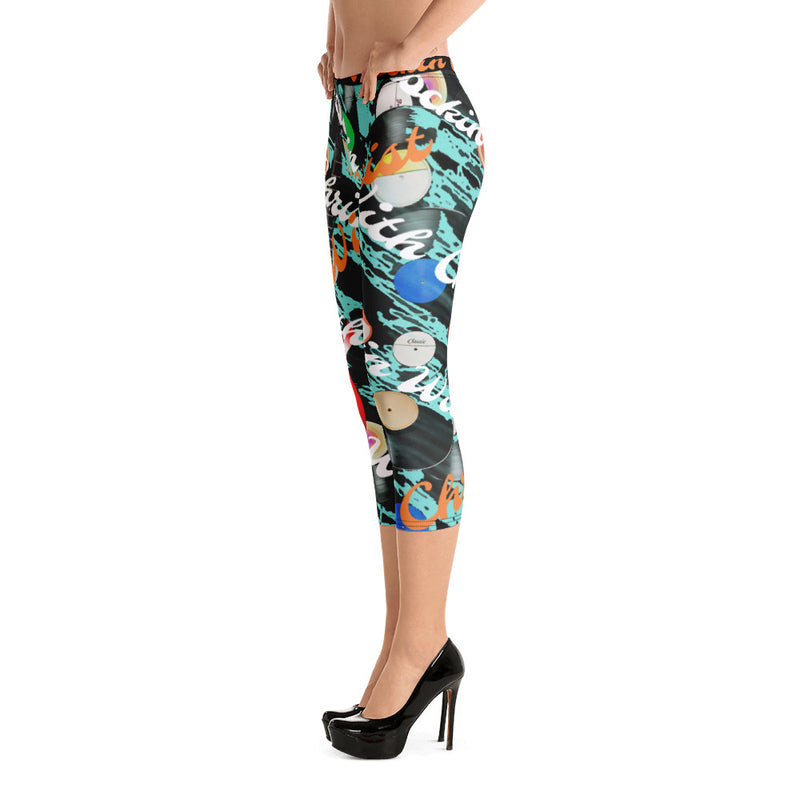 'Rockin With Christ' Capri Leggings