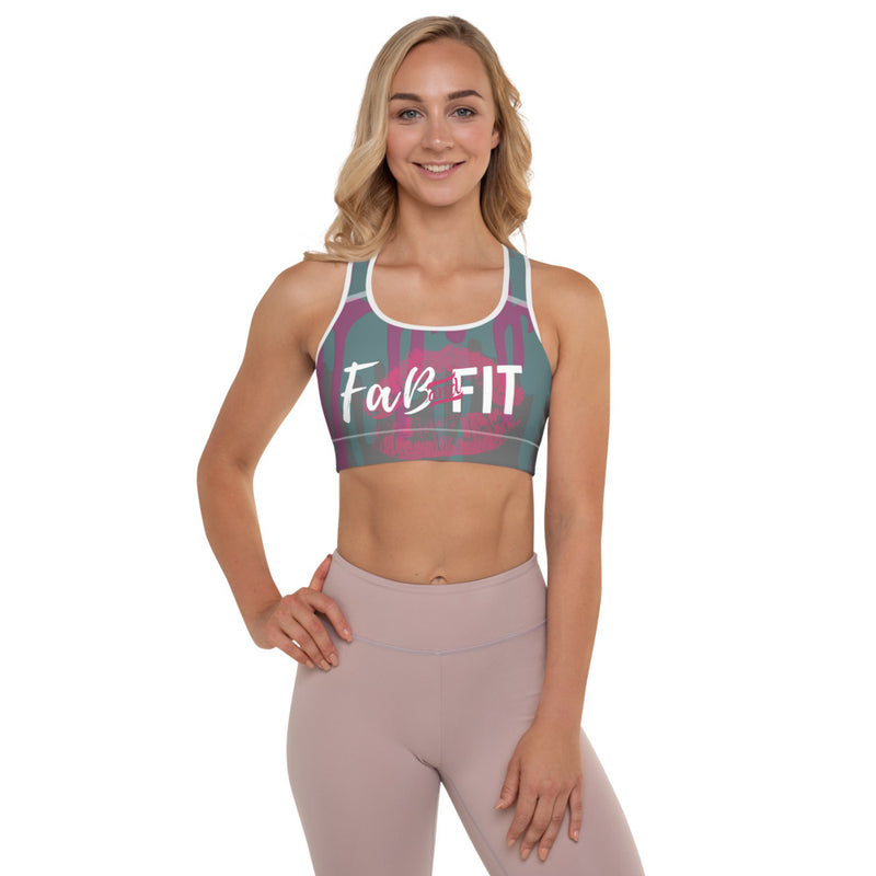 'Fab & Fit' Padded Sports Bra