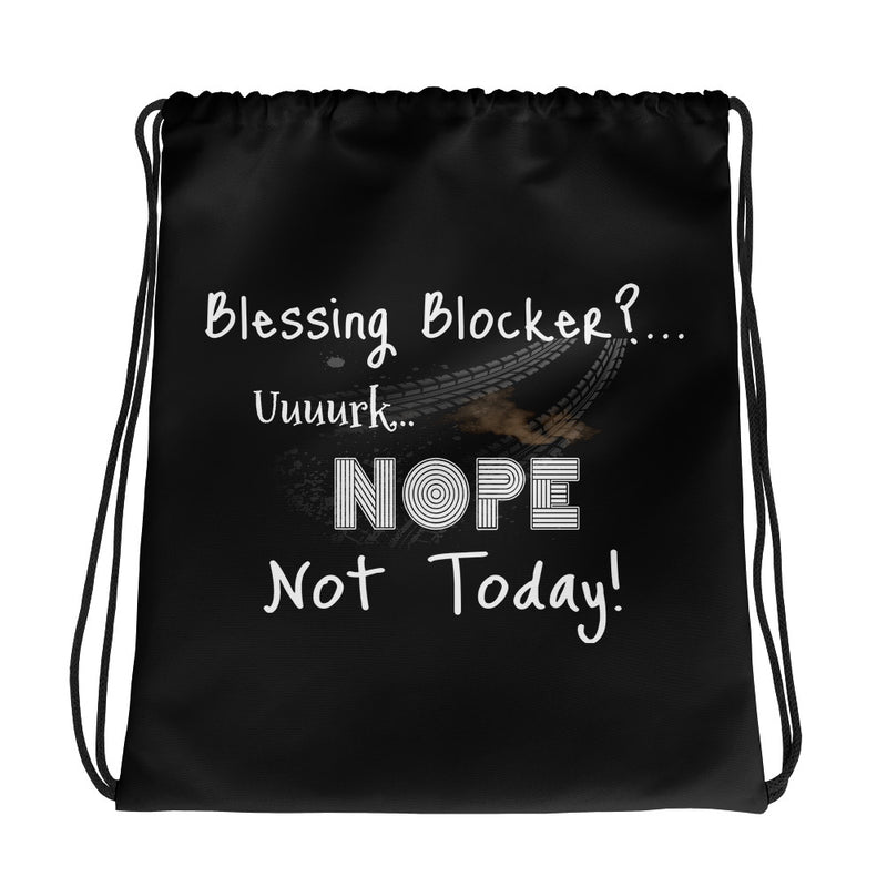 'Blessing Blocker?' Women's Flowy Racerback Tank