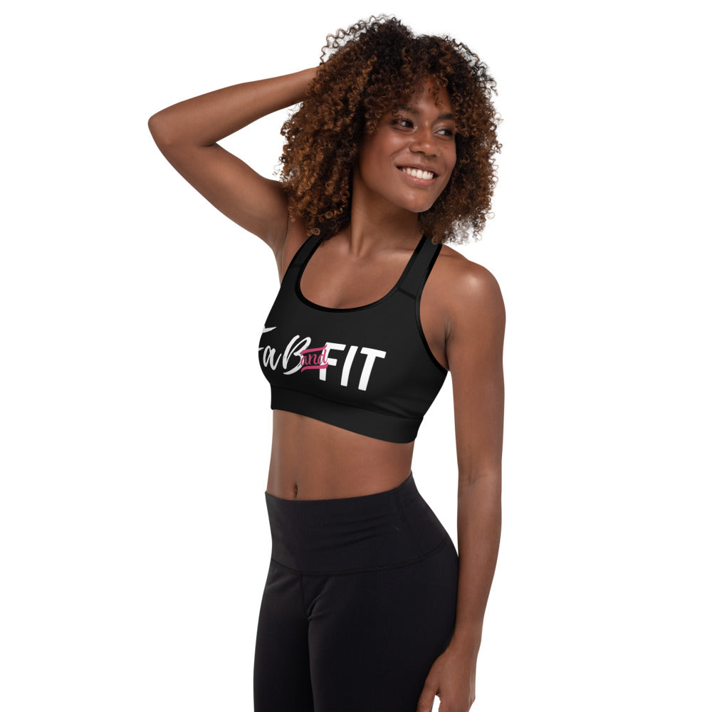 'Fab & Fit' Padded Sports Bra