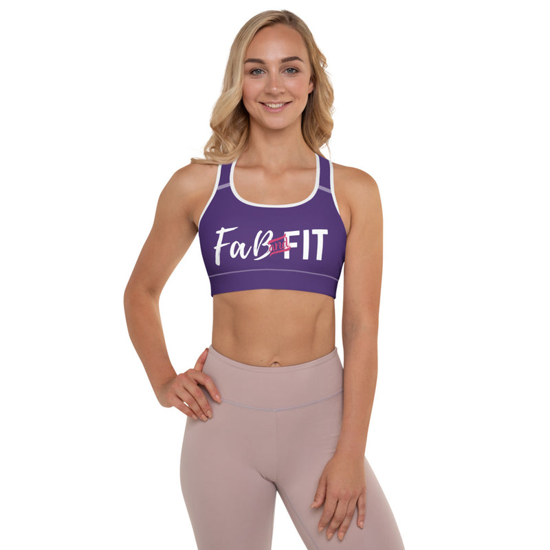 'Fab & Fit' Padded Sports Bra