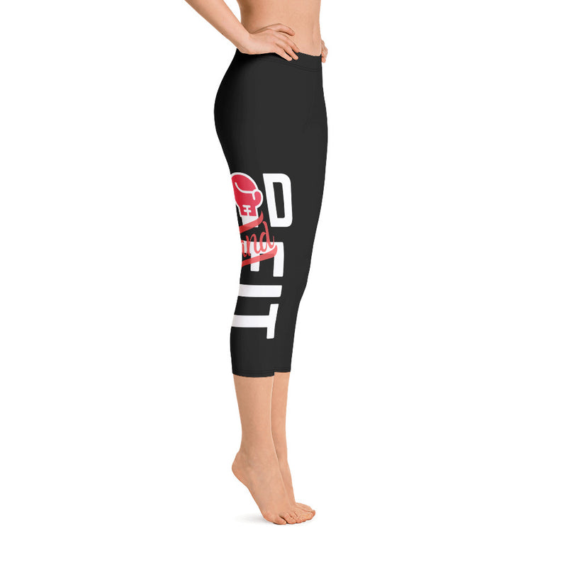 ‘God & Fit’ Capri Leggings