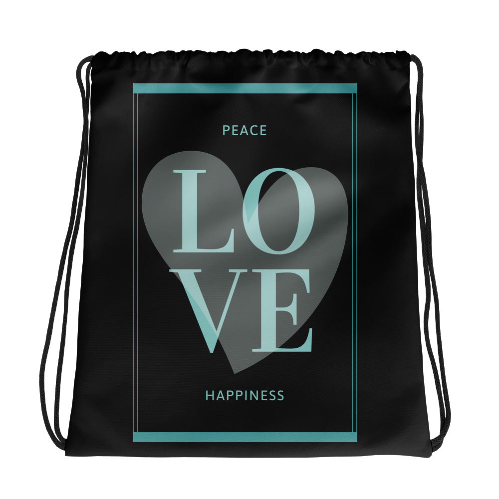 ‘Love’ Drawstring Bag