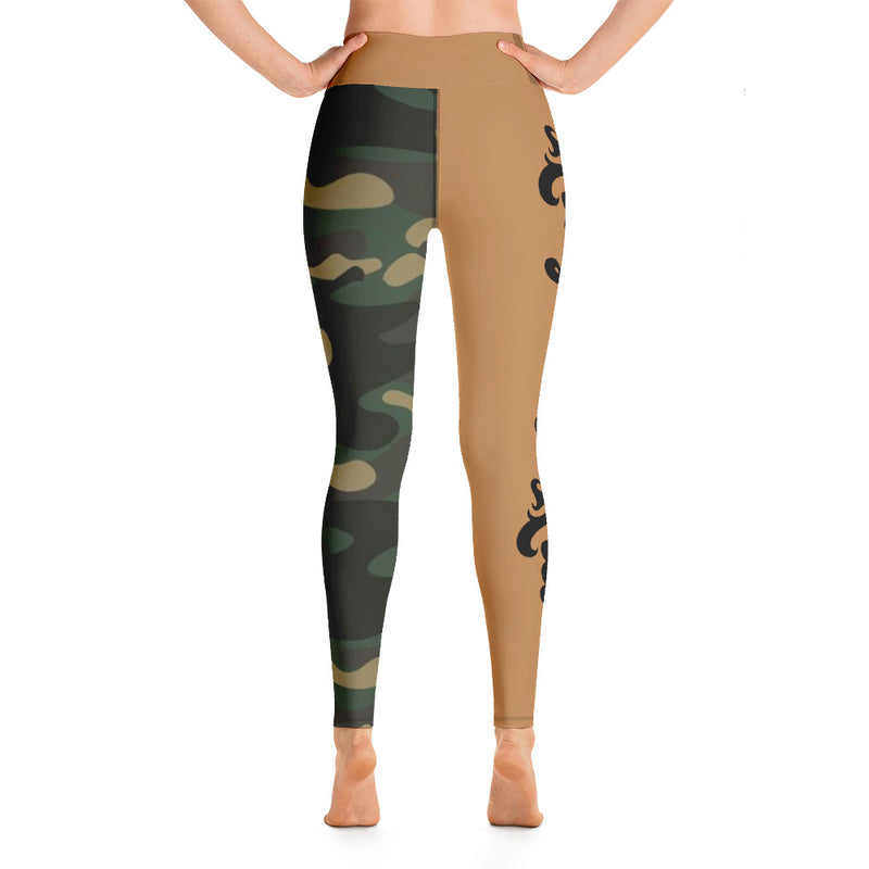 ‘Kingdom Kid’ Camo Yoga Leggings