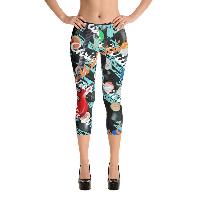 'Rockin With Christ' Capri Leggings