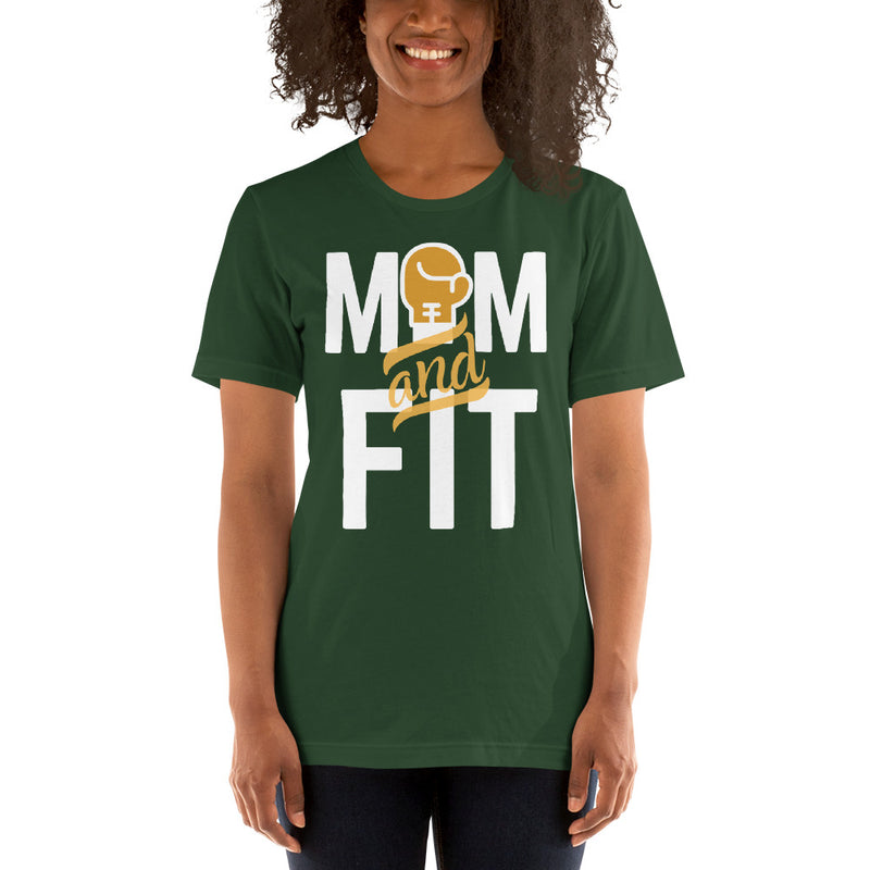 ‘Mom &Fit’ Short-Sleeve Unisex T-Shirt