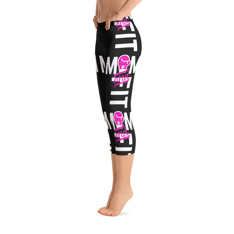 ‘Mom & Fit’ Capri Leggings