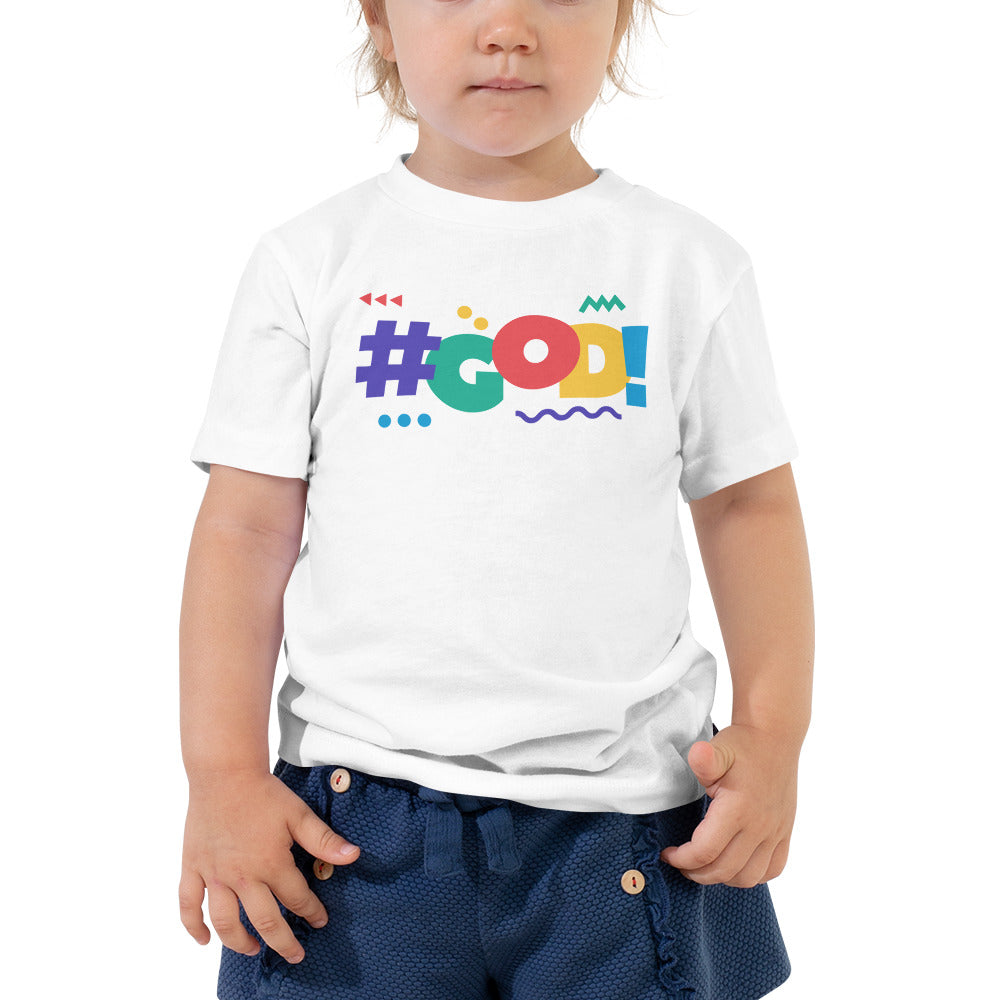 ‘#God!’ Kids’ Short Sleeve Tee 2T-5T