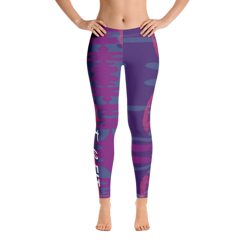 'Fab & Fit' Plum Leggings