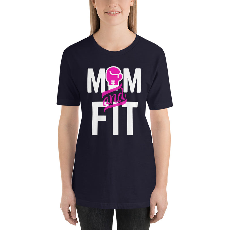 ‘Mom & Fit’ Short-Sleeve Unisex T-Shirt