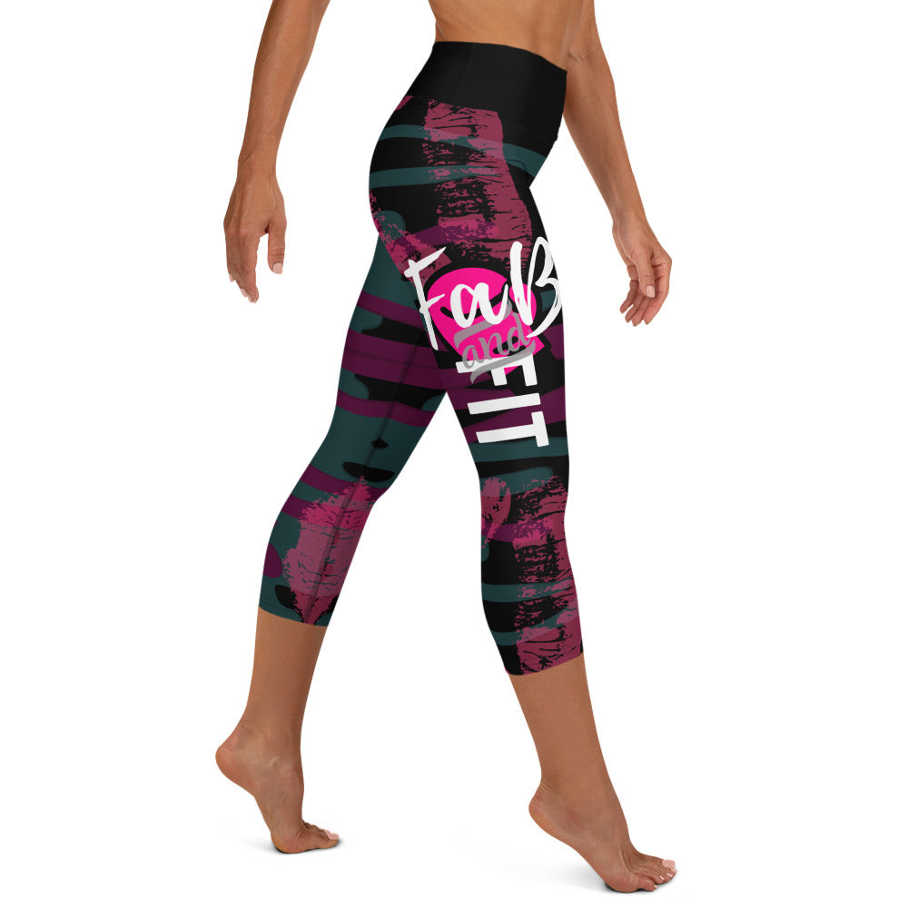 ‘Fab & Fit’ Yoga Capri Leggings