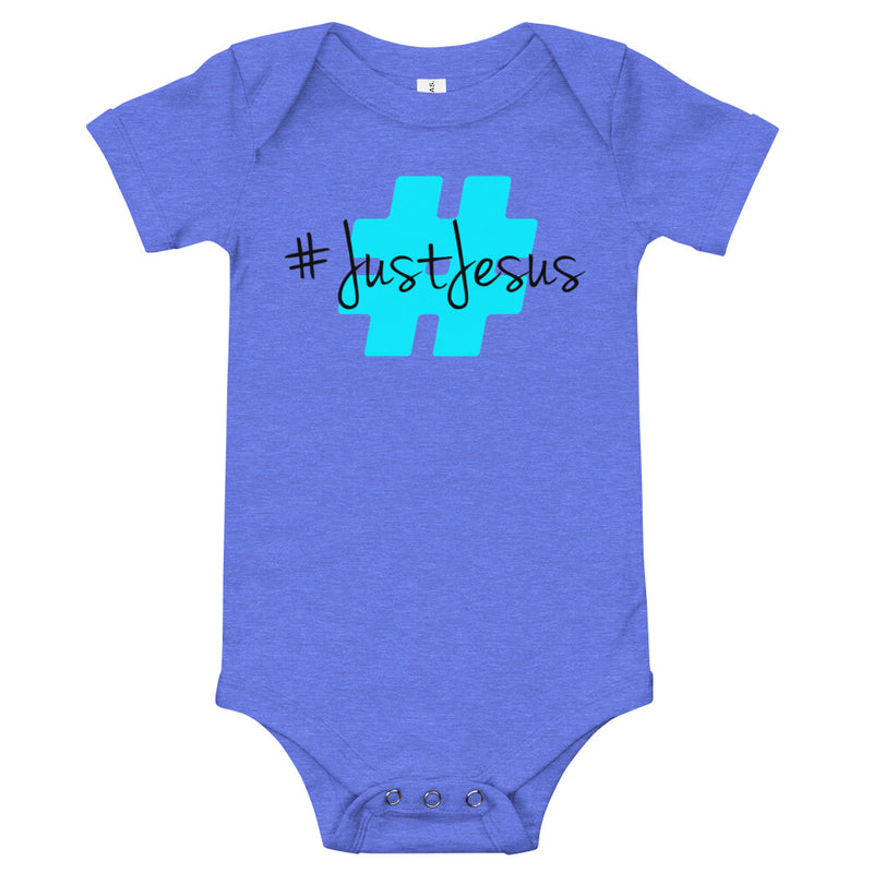 ‘#Just Jesus’ Kids’ Onesie 3m-24m