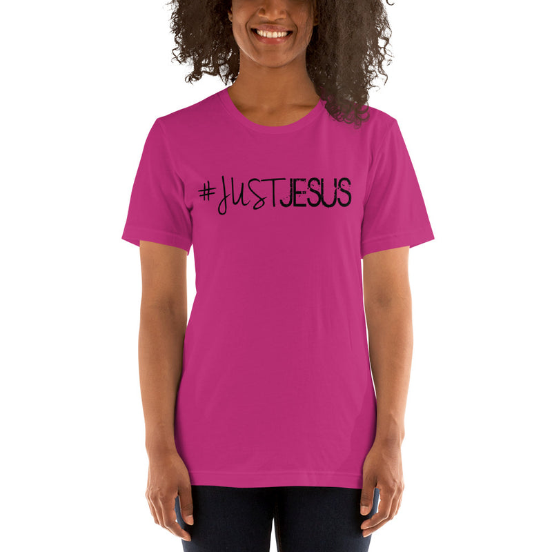 ‘#Just Jesus’ Short-Sleeve Unisex T-Shirt