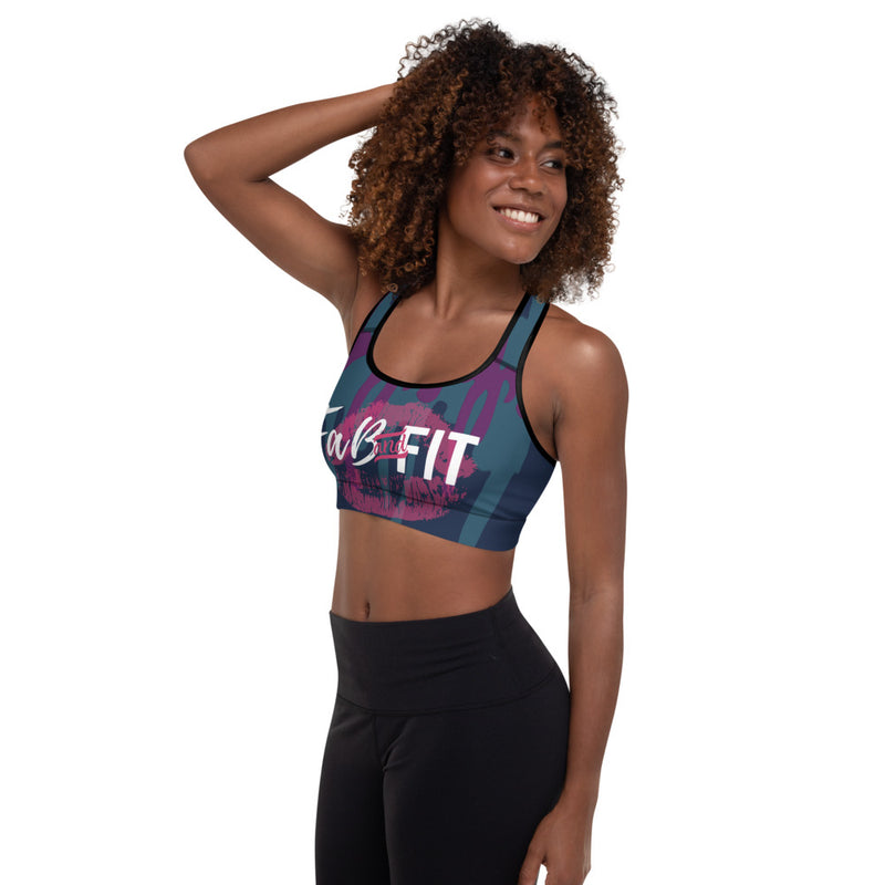 'Fab & Fit' Padded Sports Bra