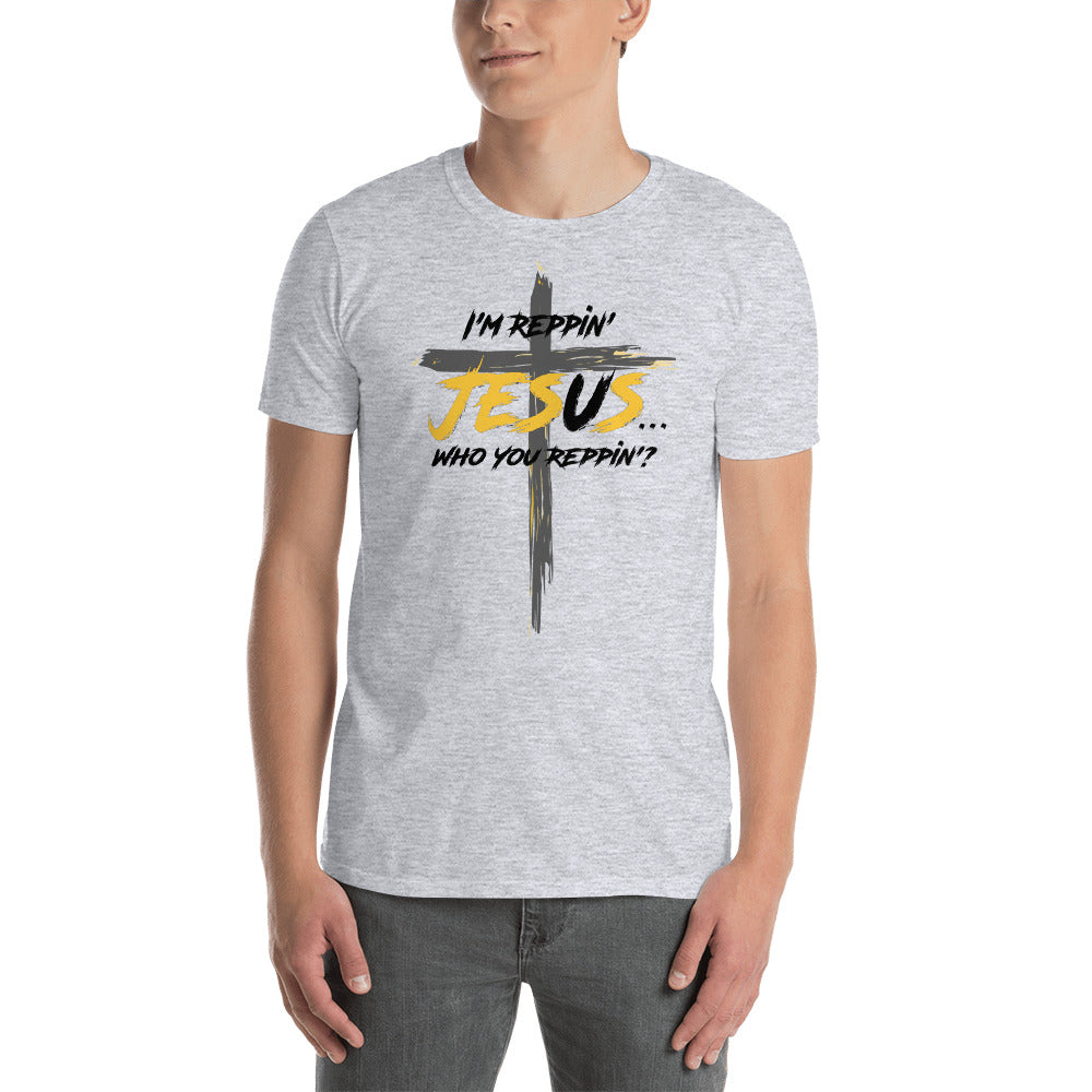 ‘I’m Reppin’ Jesus’ Short-Sleeve Unisex T-Shirt